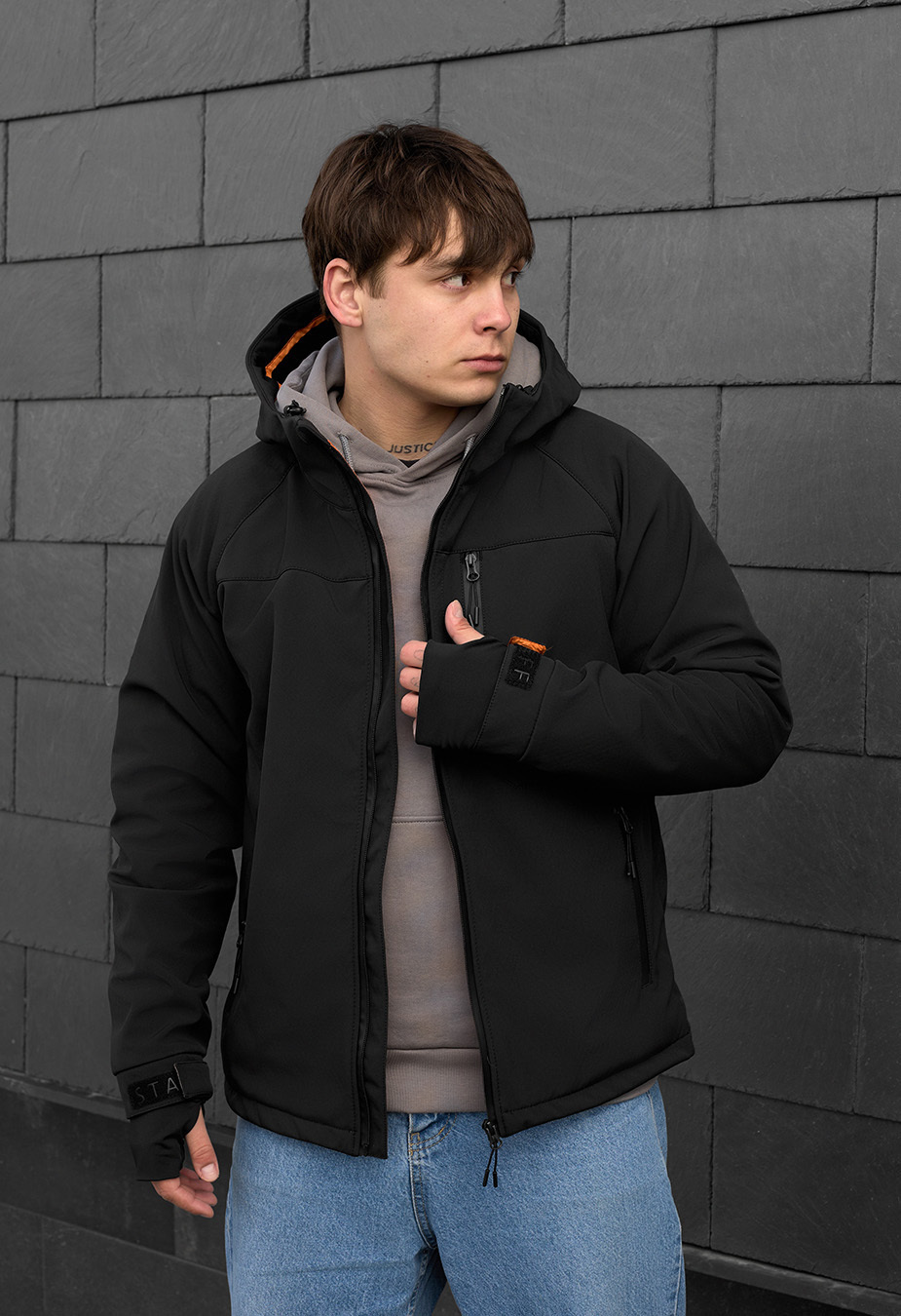 Kurtka Staff mei soft shell black