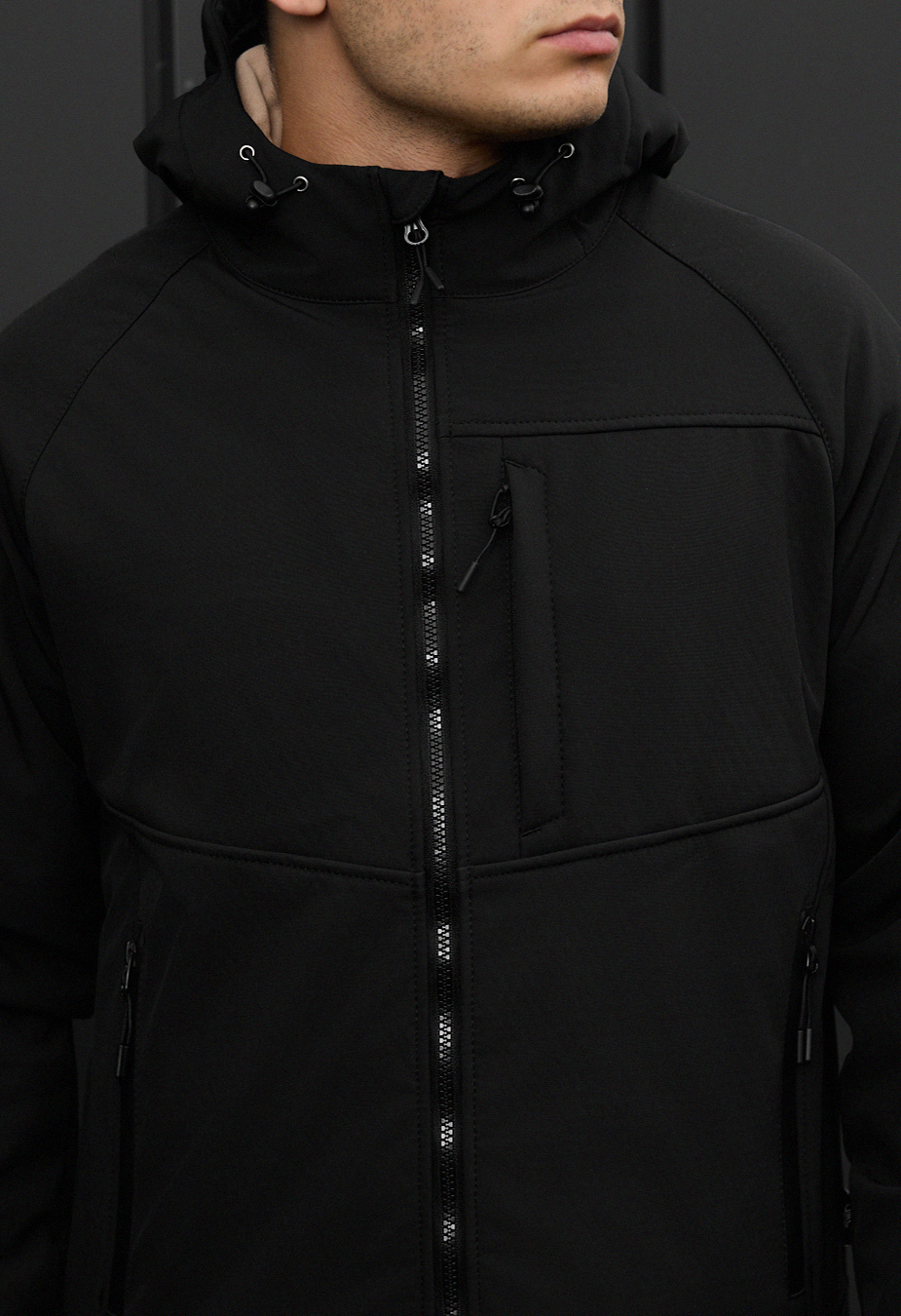 Kurtka Staff soft shell cu black