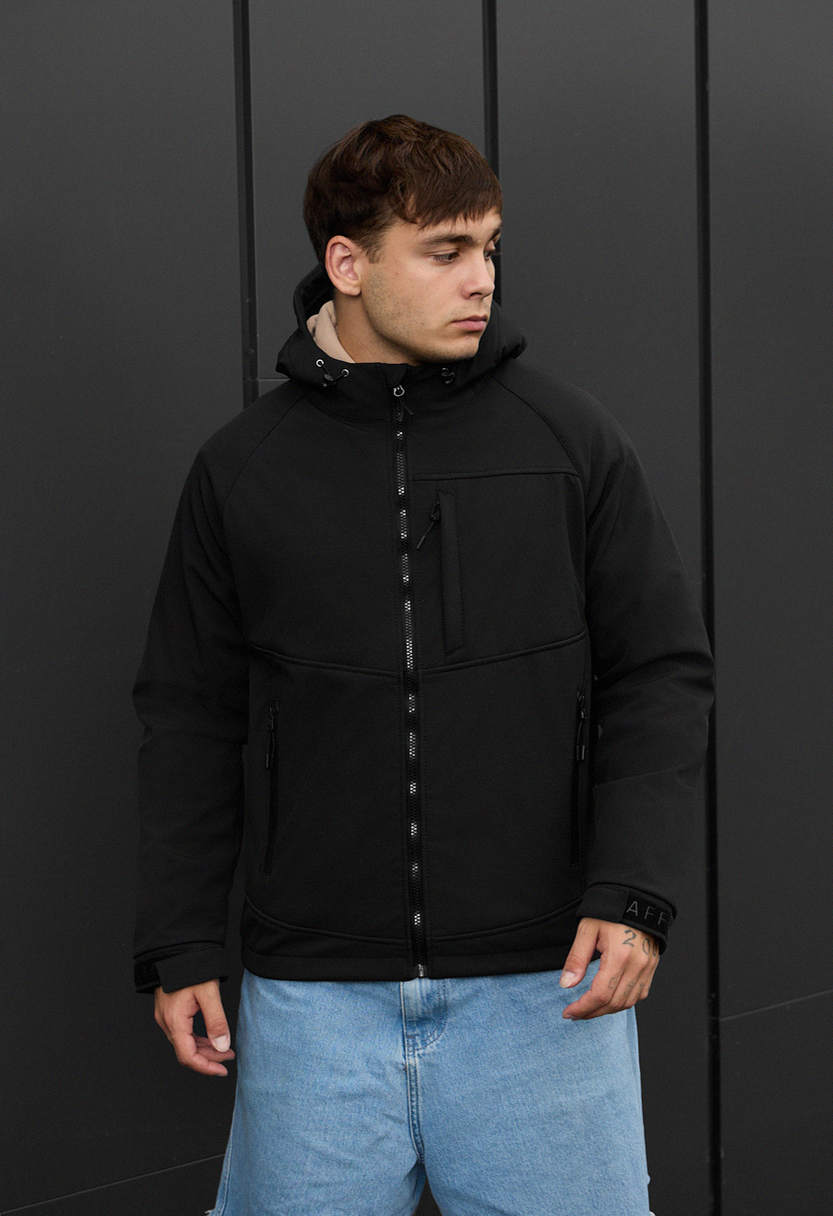 Kurtka Staff soft shell cu black