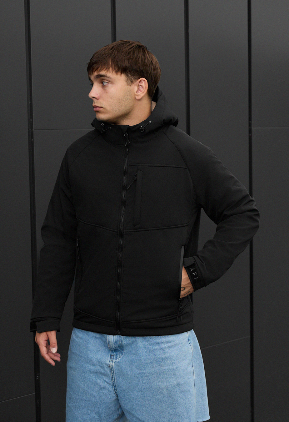 Kurtka Staff soft shell cu black