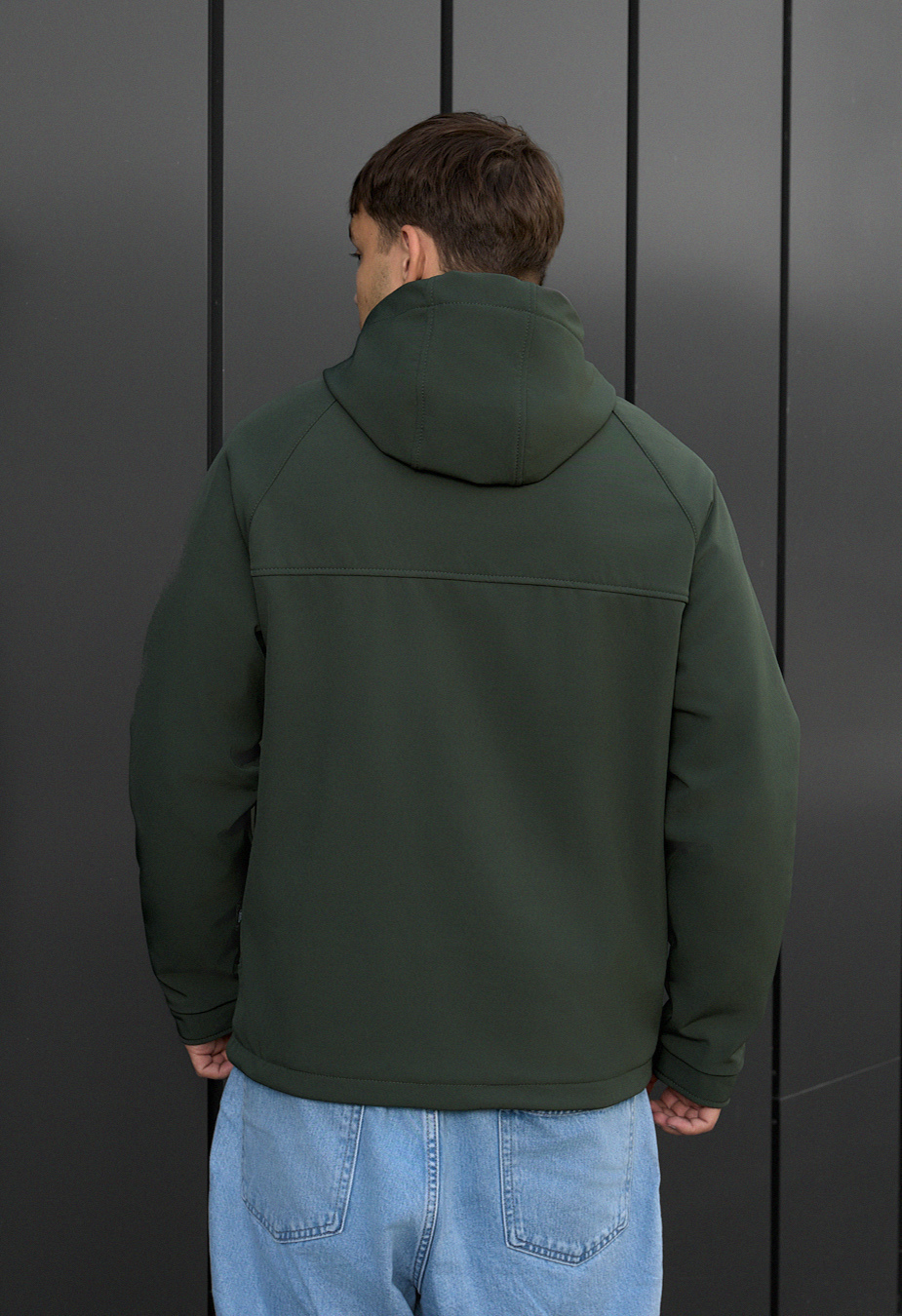 Kurtka Staff soft shell cu khaki