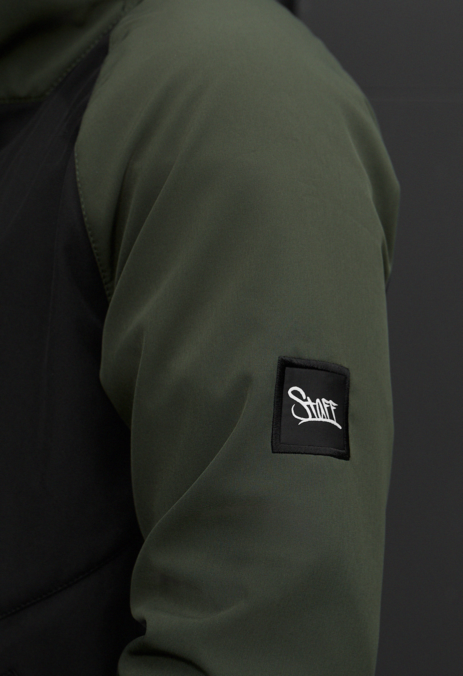 Kurtka Staff bu soft shell khaki & black