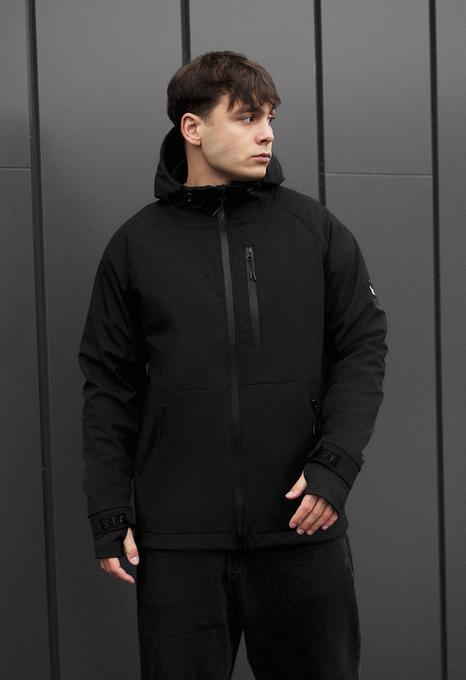 Kurtka Staff bu soft shell kyro black