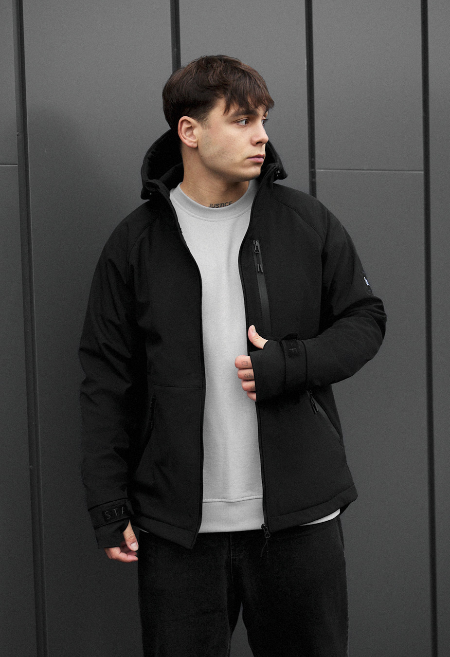 Kurtka Staff bu soft shell kyro black