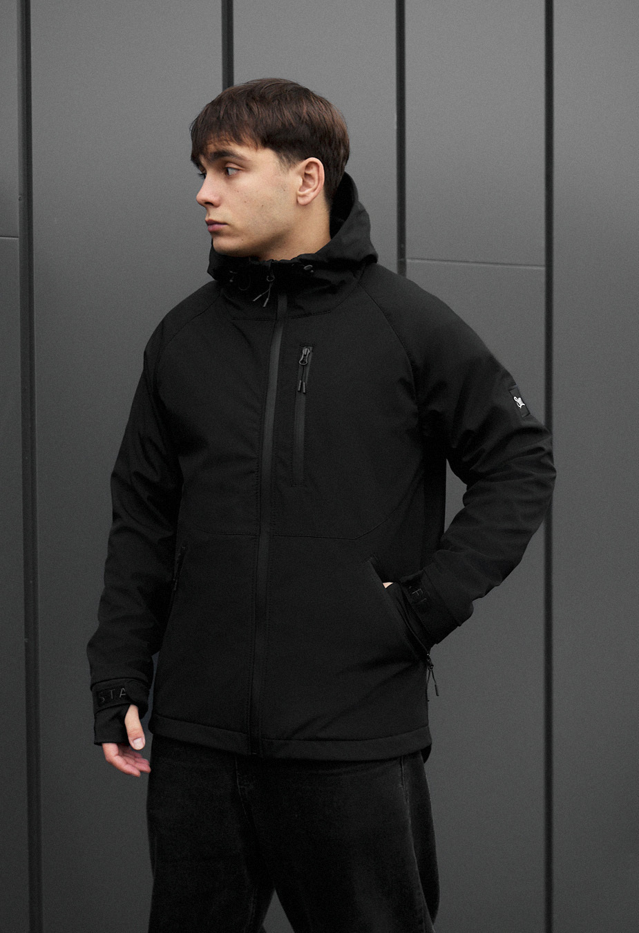 Kurtka Staff bu soft shell kyro black