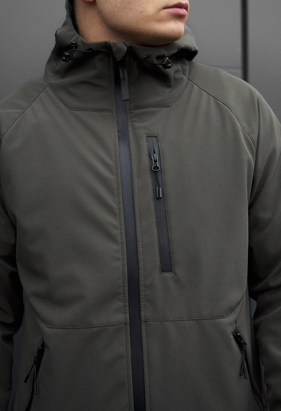 Kurtka Staff bu soft shell kyro dark khaki