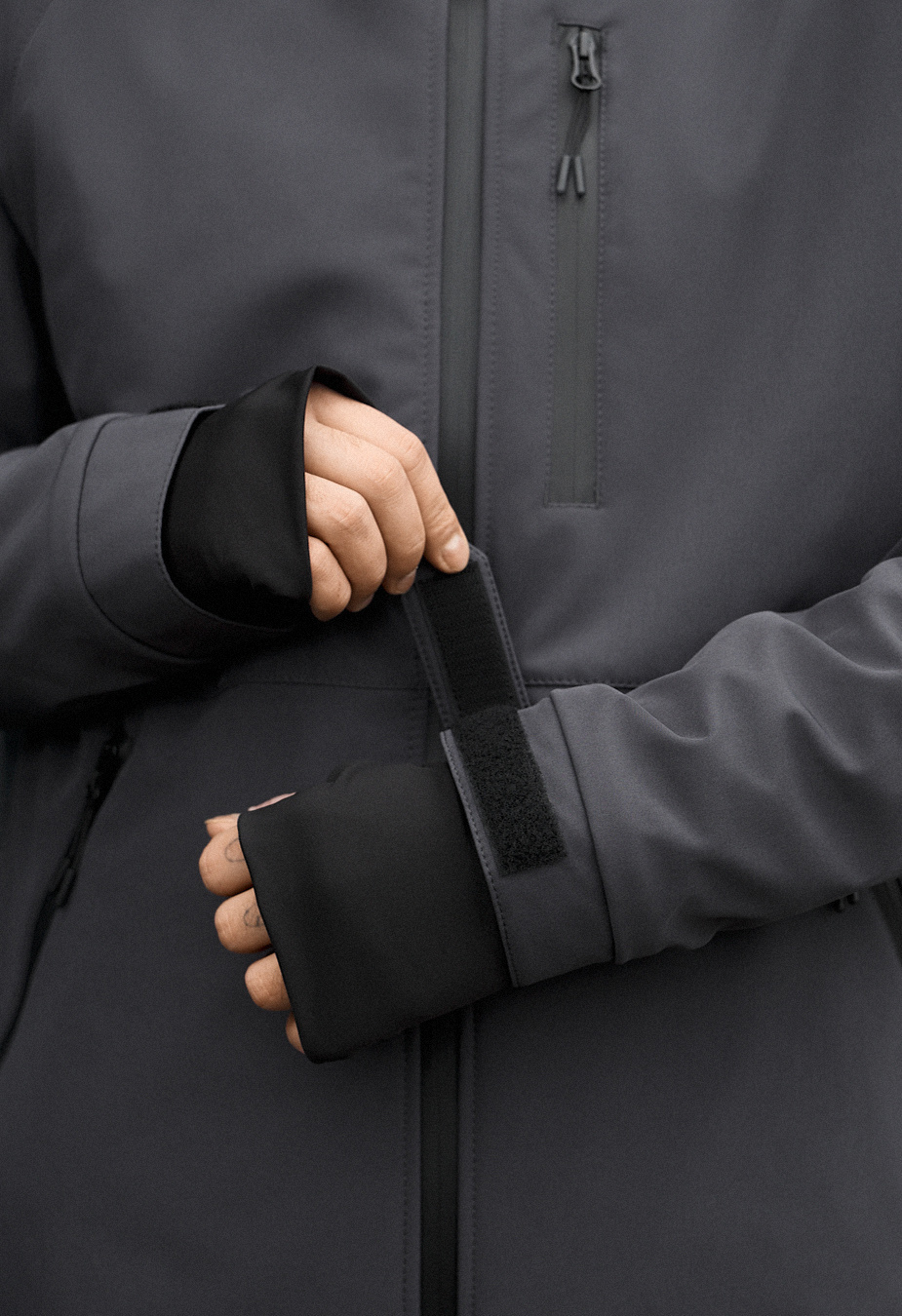 Kurtka Staff bu soft shell kyro gray