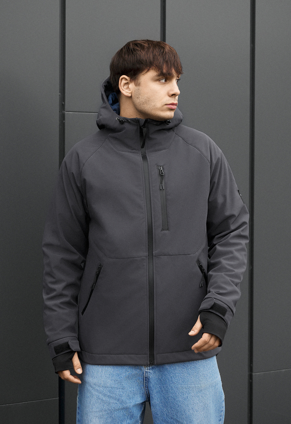 Kurtka Staff bu soft shell kyro gray