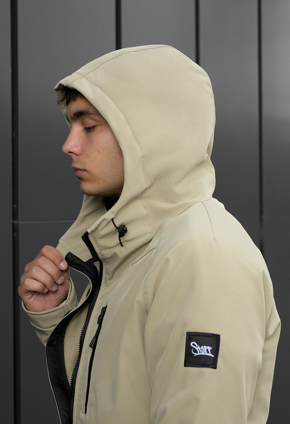 Kurtka soft shell Staff re light olive