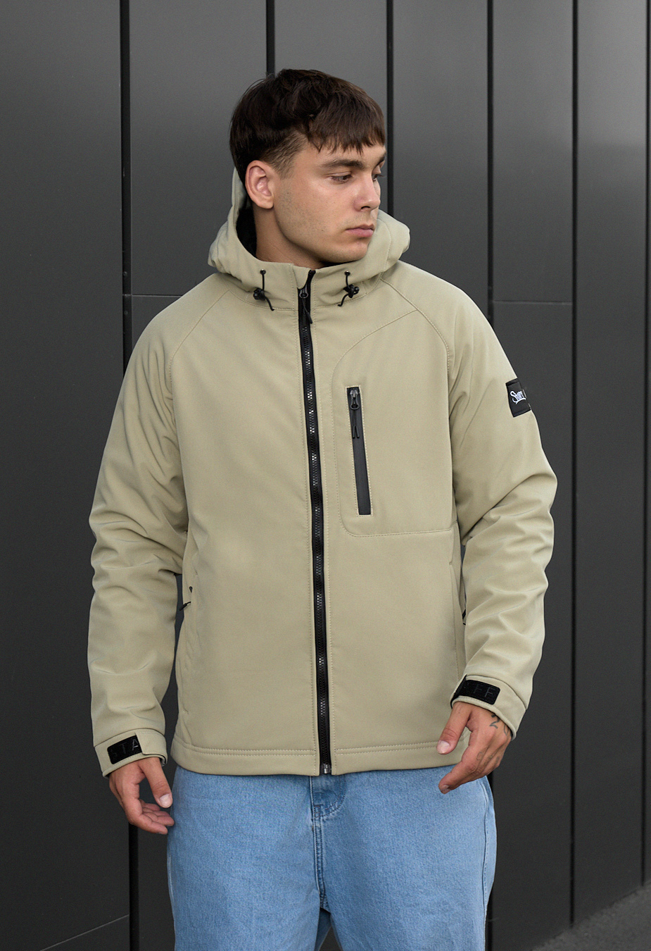 Kurtka soft shell Staff re light olive