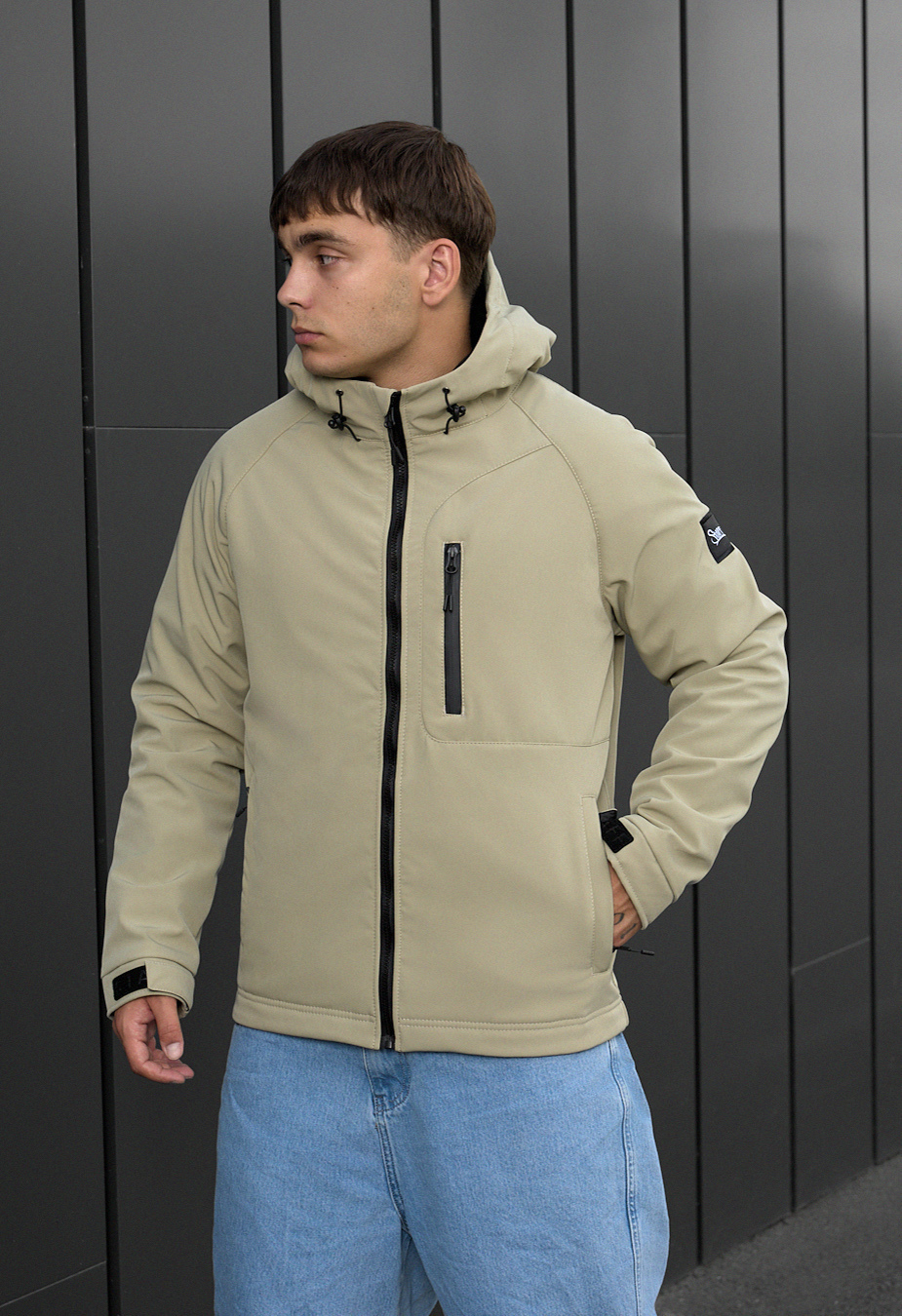Kurtka soft shell Staff re light olive