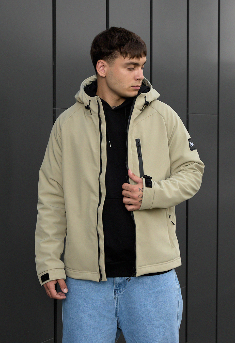 Kurtka soft shell Staff re light olive