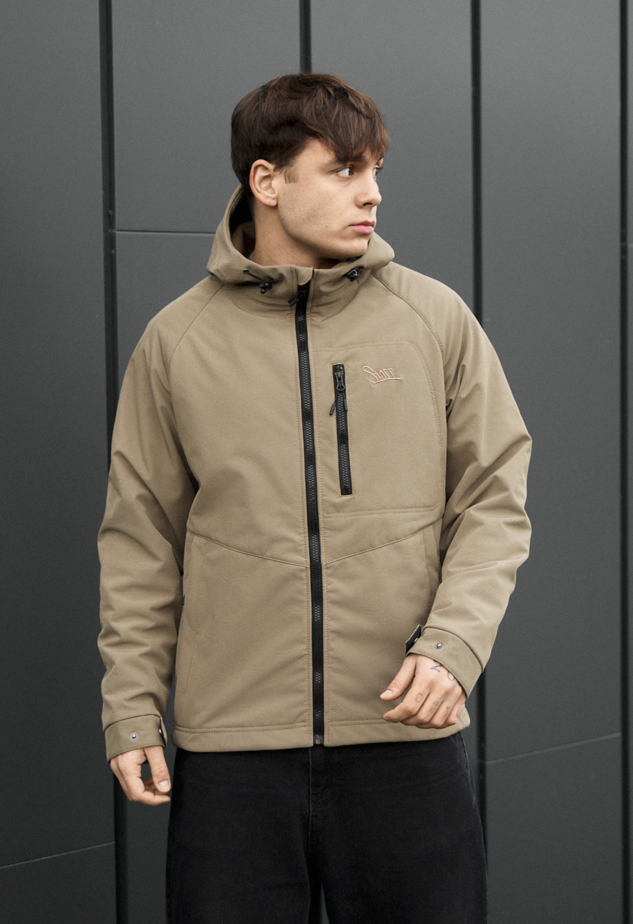 Kurtka soft shell Staff synx light olive