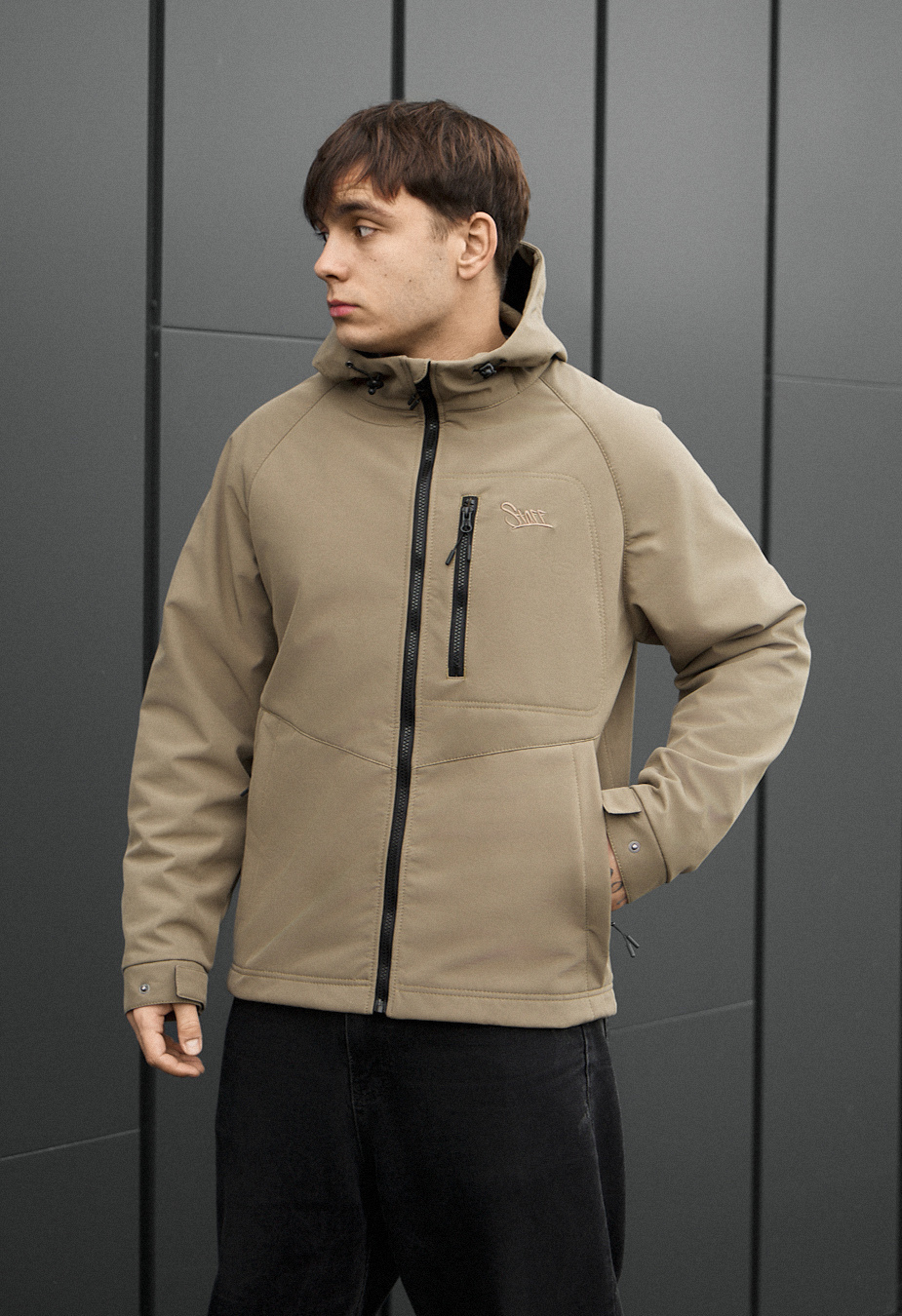 Kurtka soft shell Staff synx light olive