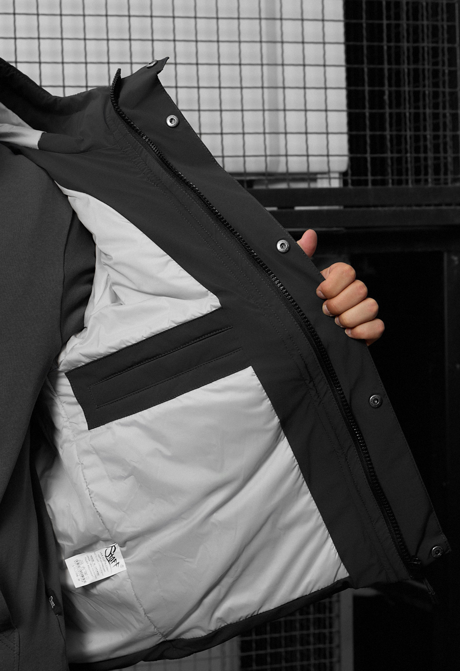 Kurtka zimowa Staff holt dark gray