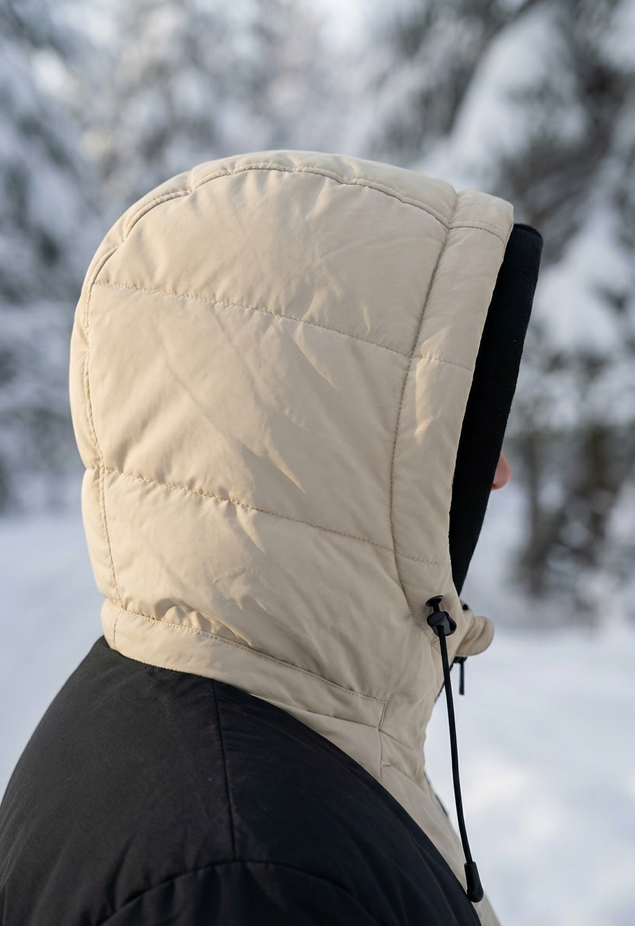 Kurtka zimowa Staff tund milk & black