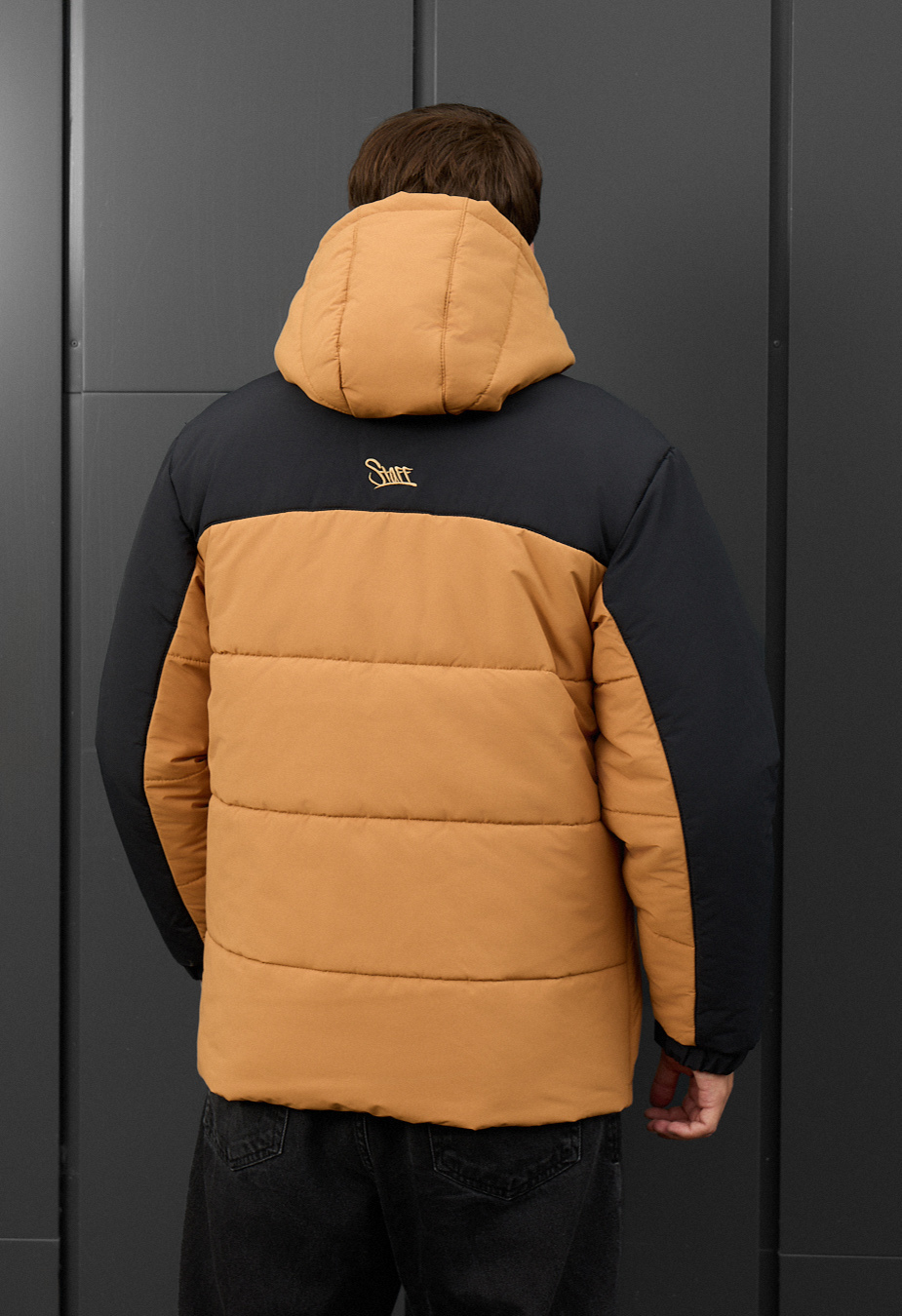 Kurtka zimowa Staff tund light brown & black