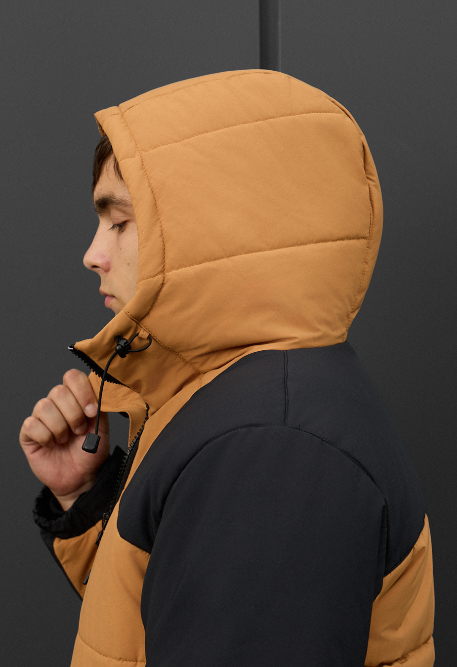 Kurtka zimowa Staff tund light brown & black
