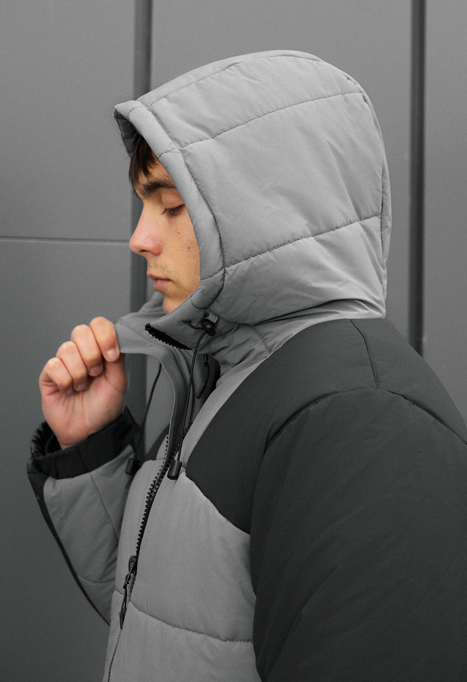 Kurtka zimowa Staff tund gray & black