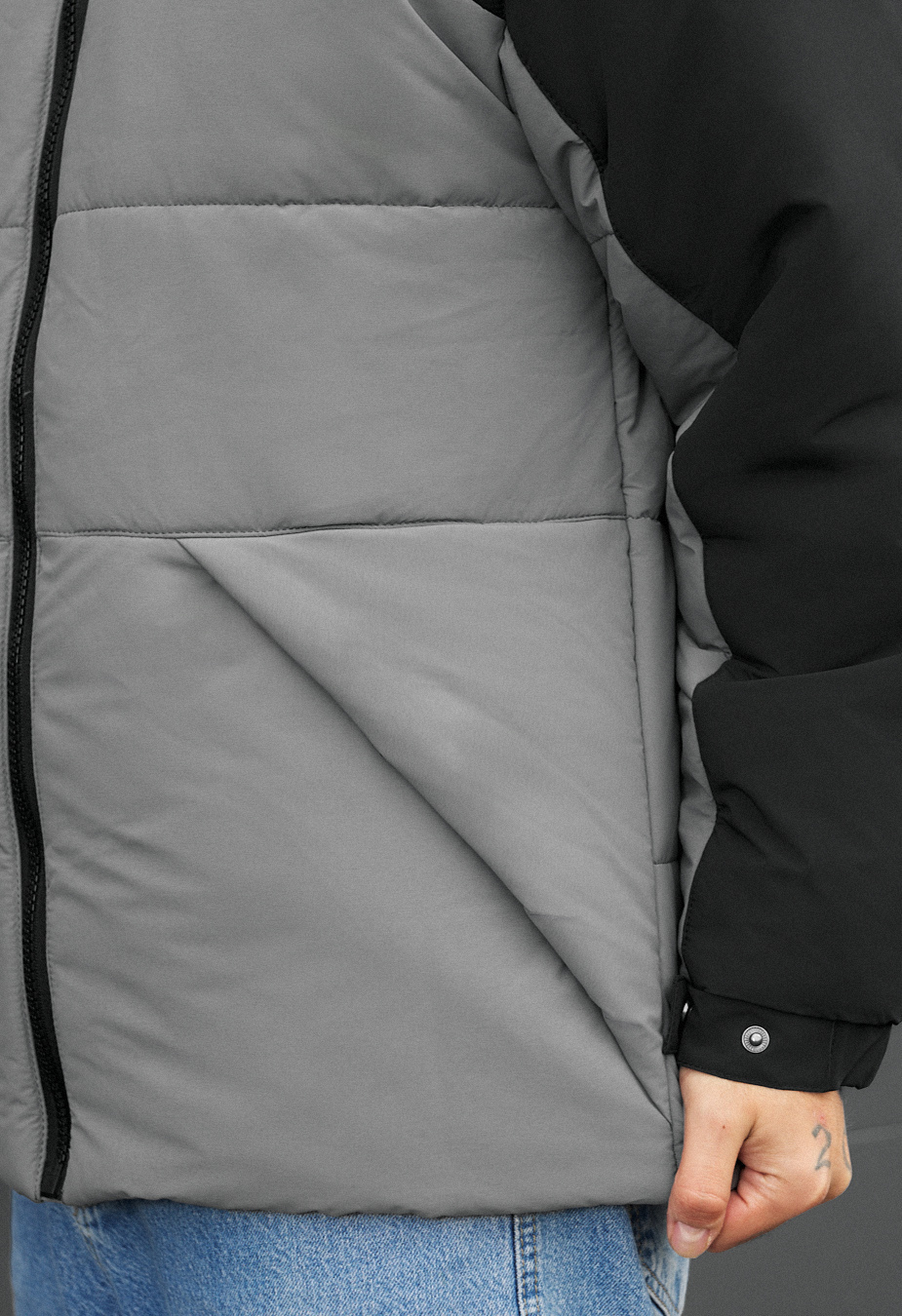 Kurtka zimowa Staff tund gray & black