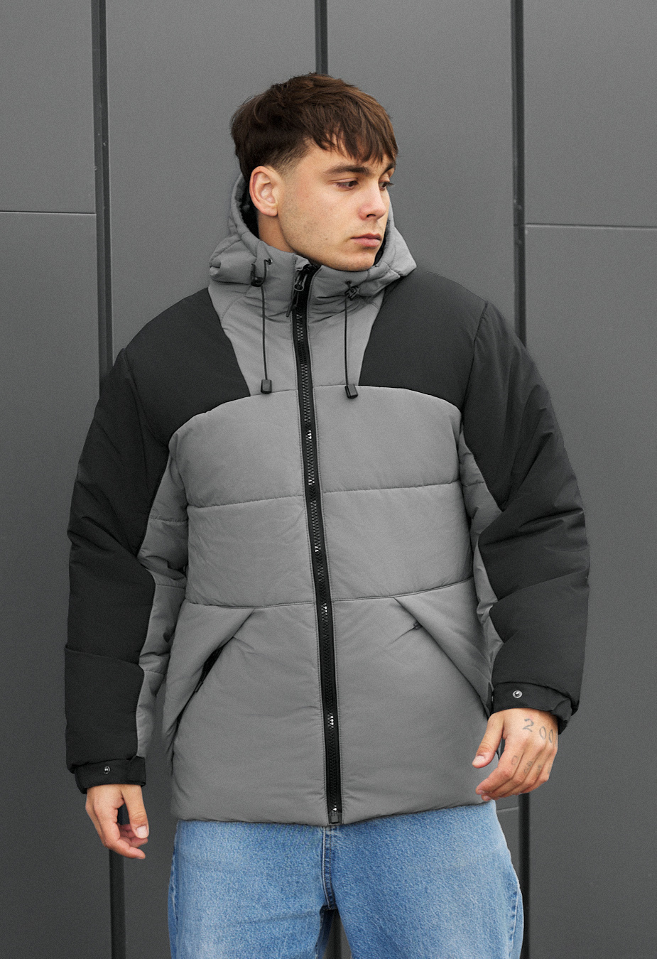 Kurtka zimowa Staff tund gray & black