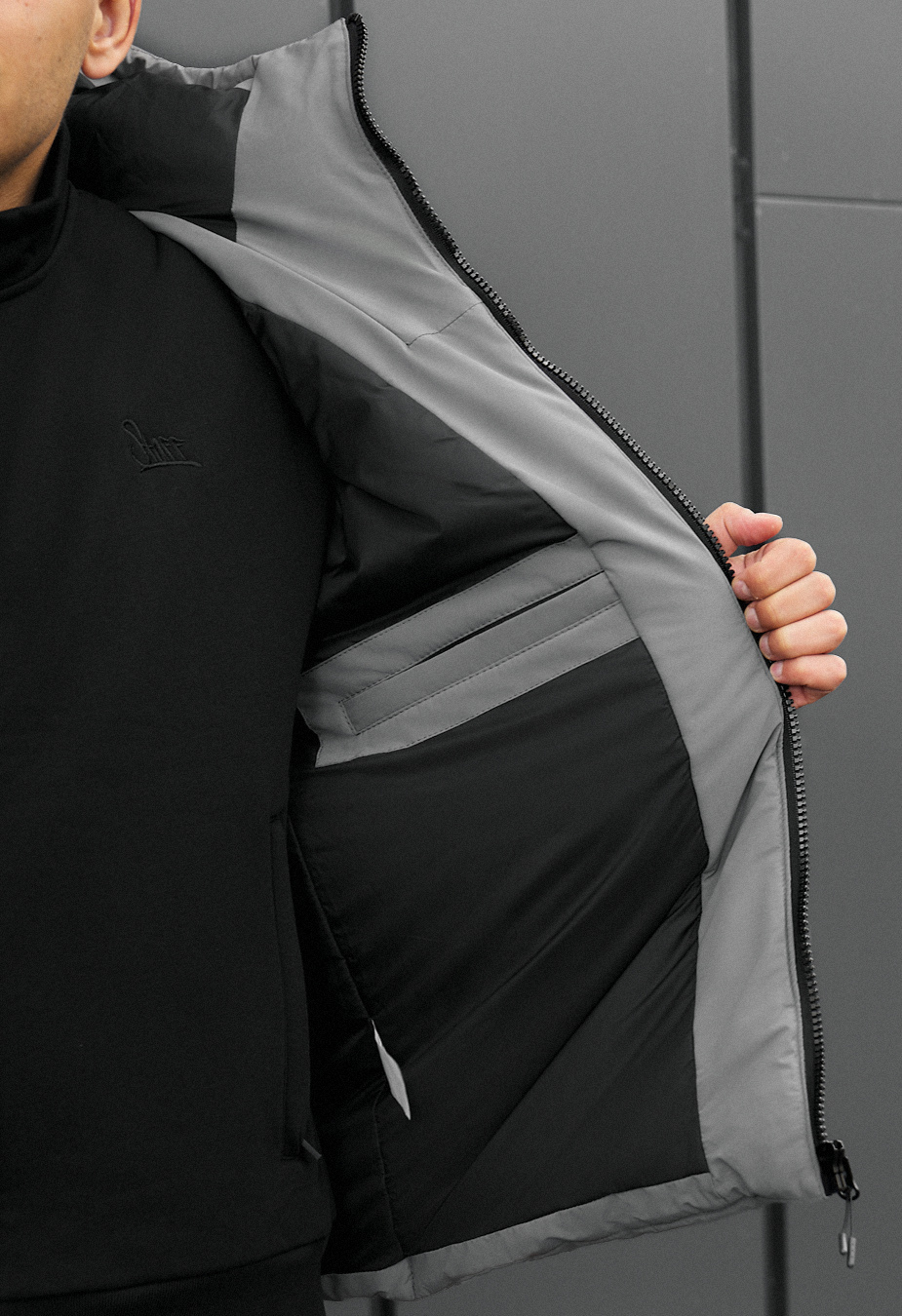 Kurtka zimowa Staff tund gray & black