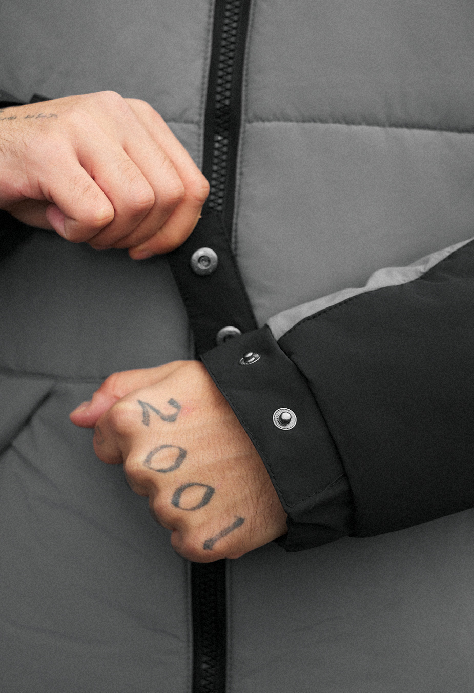 Kurtka zimowa Staff tund gray & black