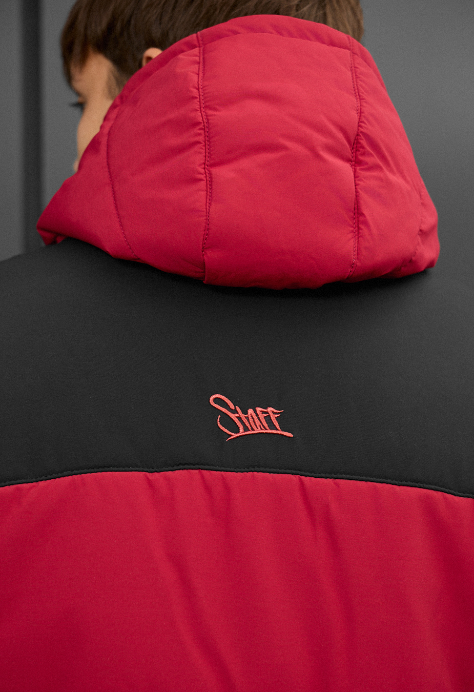 Kurtka zimowa Staff tund red & black