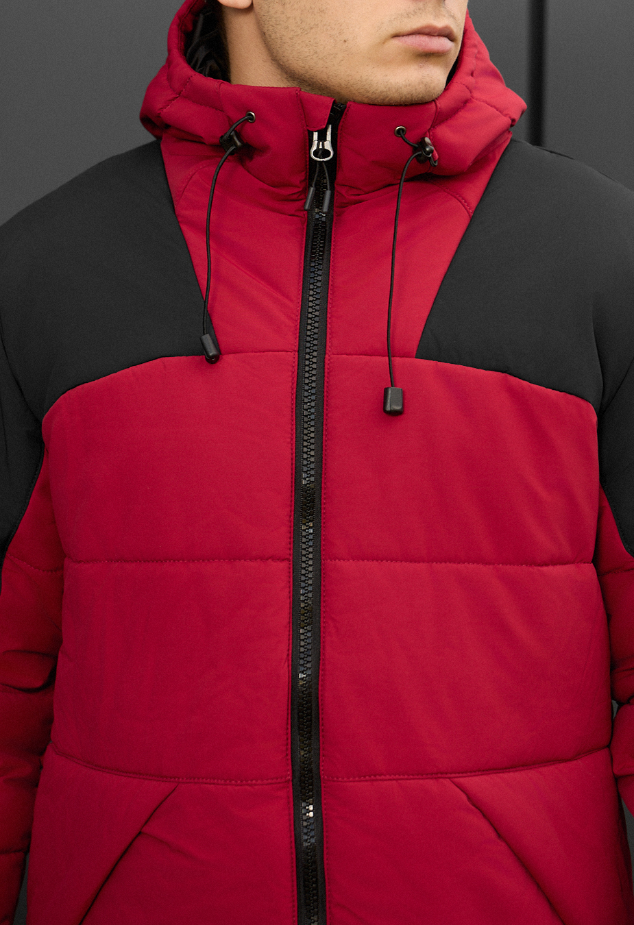Kurtka zimowa Staff tund red & black
