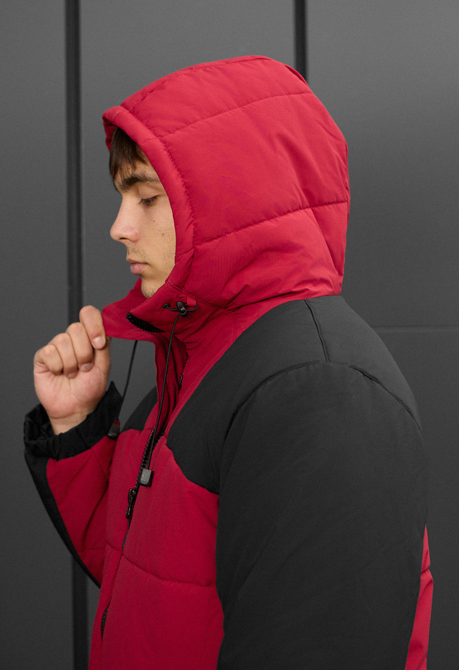 Kurtka zimowa Staff tund red & black