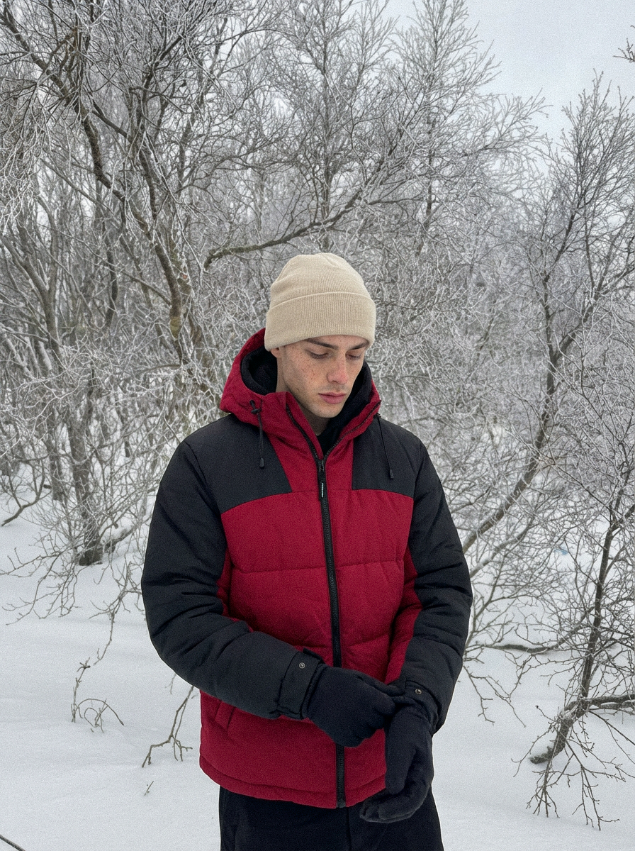 Kurtka zimowa Staff tund red & black