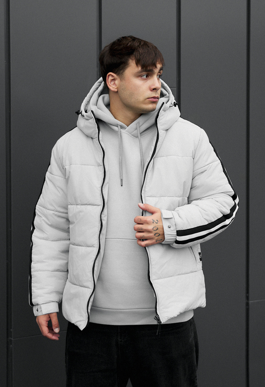 Kurtka zimowa Staff ri light gray