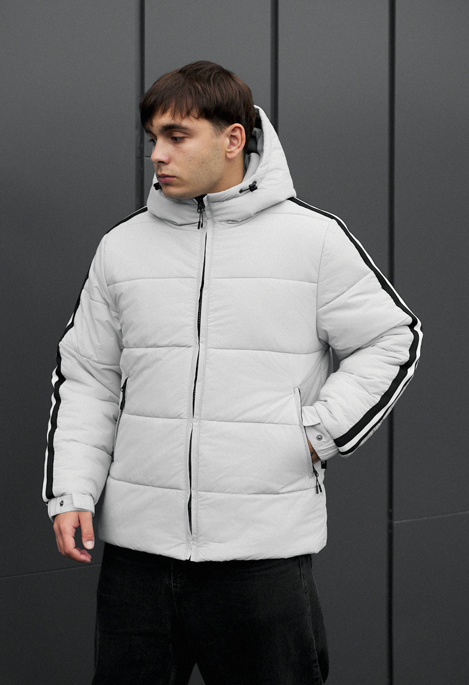 Kurtka zimowa Staff ri light gray