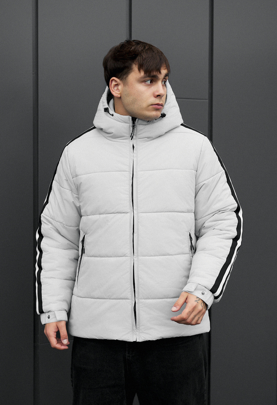 Kurtka zimowa Staff ri light gray