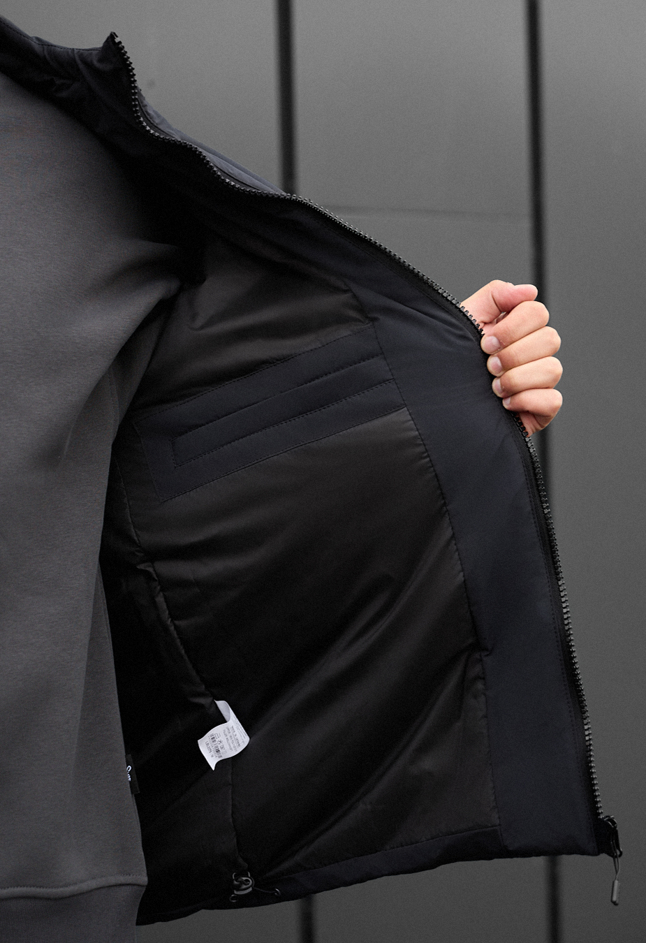 Kurtka zimowa Staff hyke dark gray