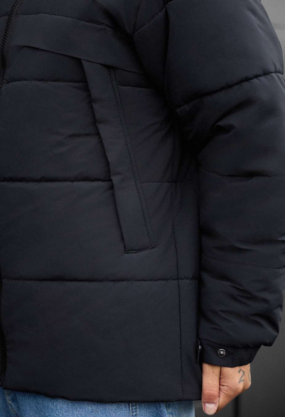 Kurtka zimowa Staff hyke dark gray