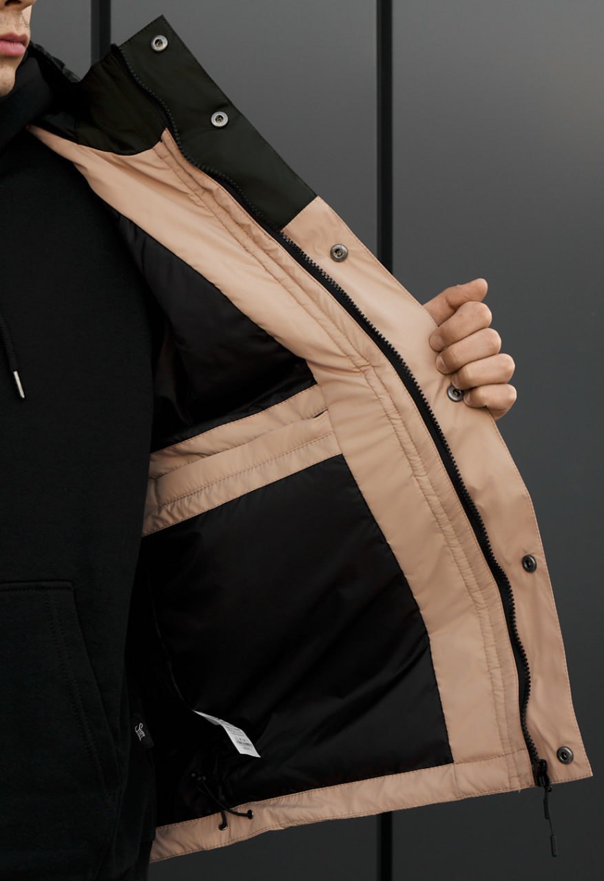 Kurtka Staff sk dark green & beige