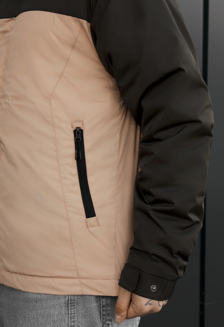 Kurtka Staff sk dark green & beige