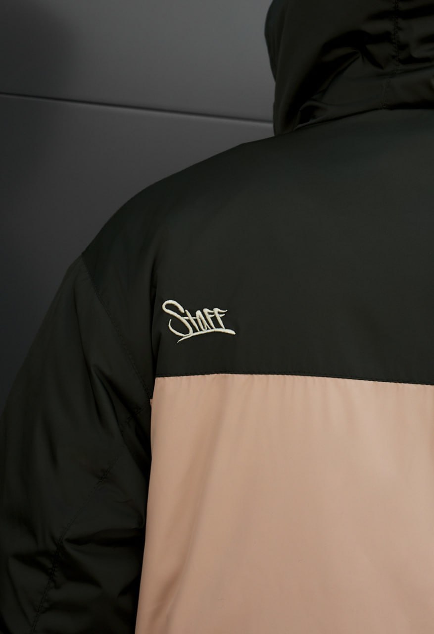 Kurtka Staff sk dark green & beige