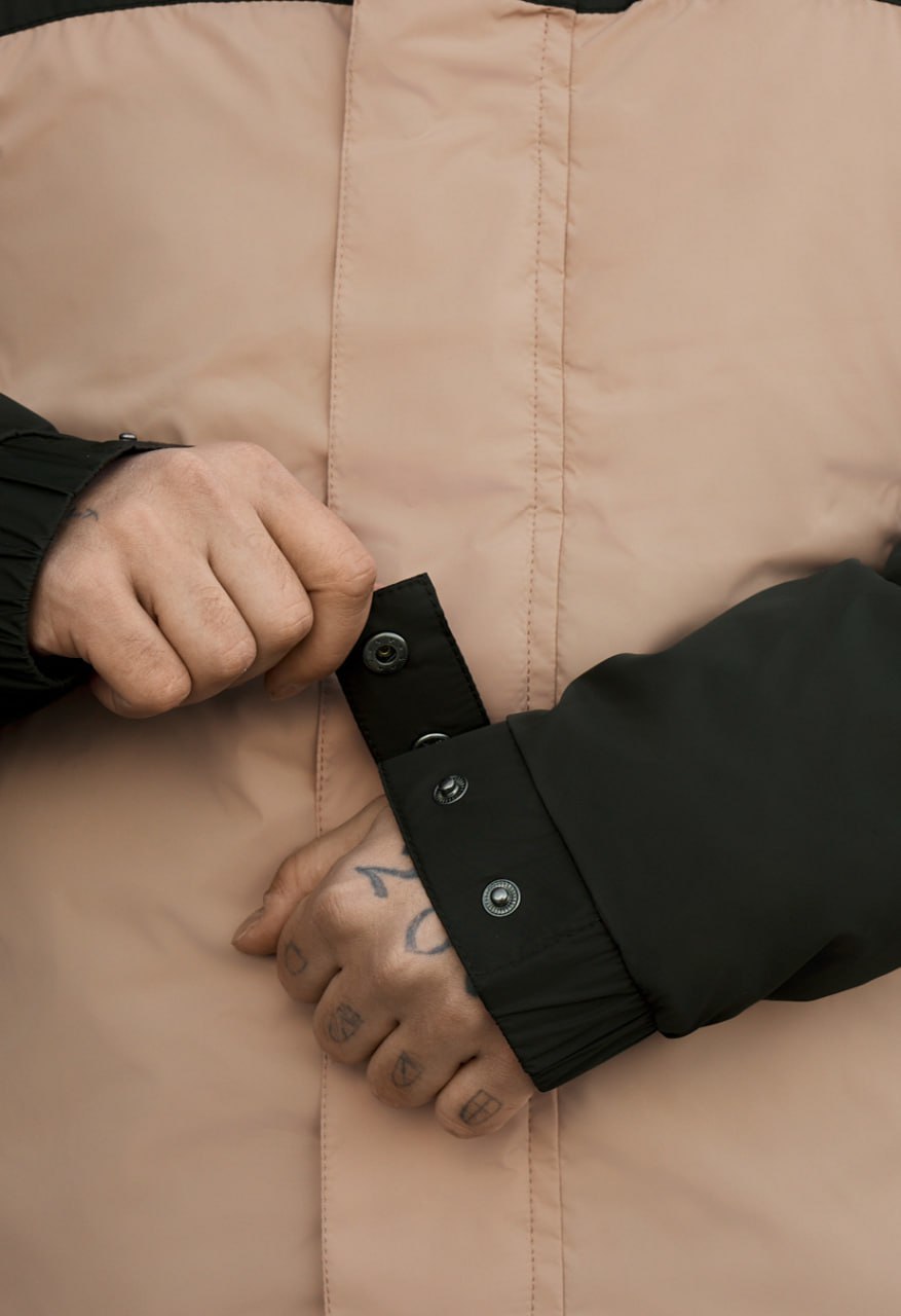 Kurtka Staff sk dark green & beige