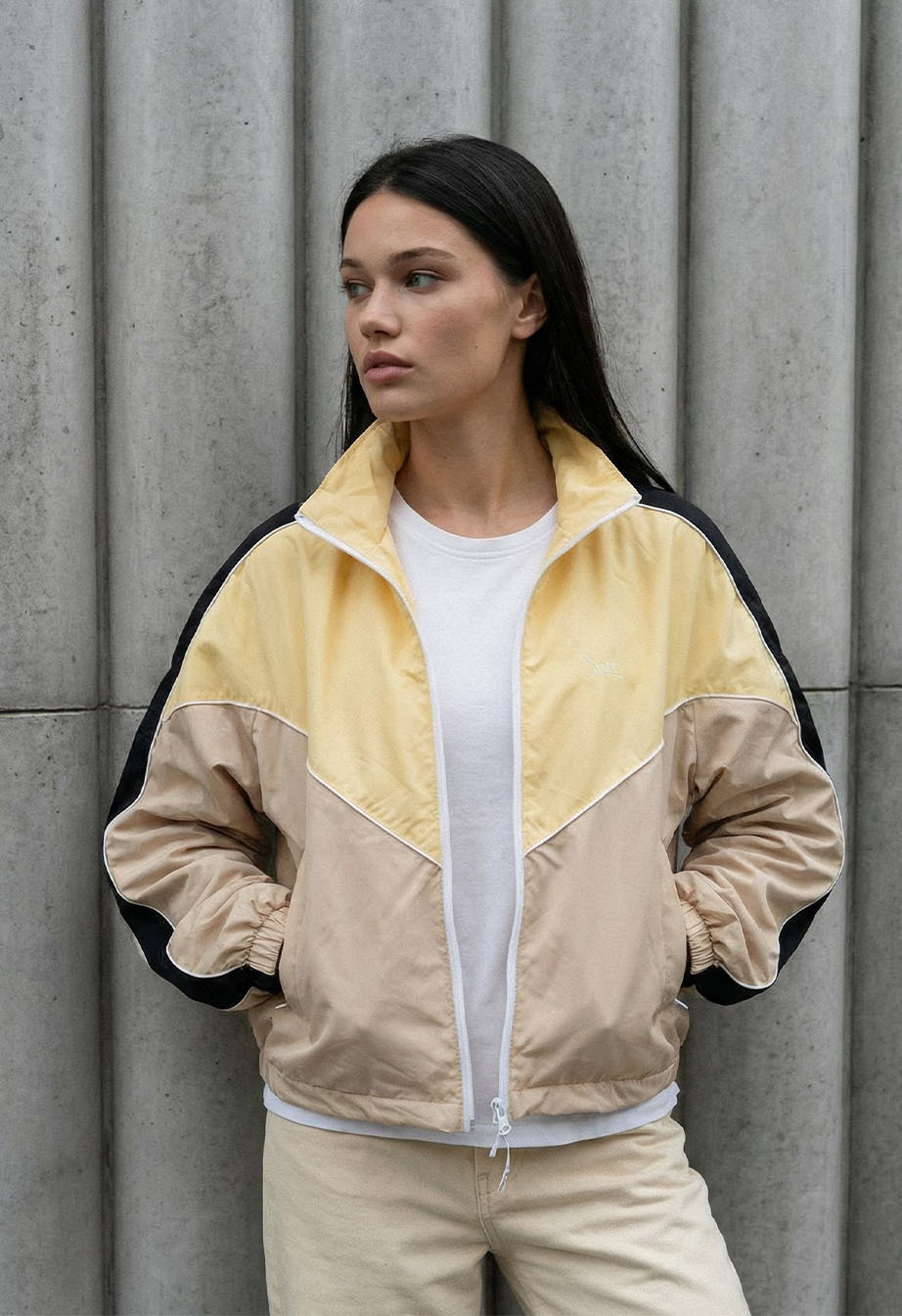 Wiatrówka Staff sh yellow & beige