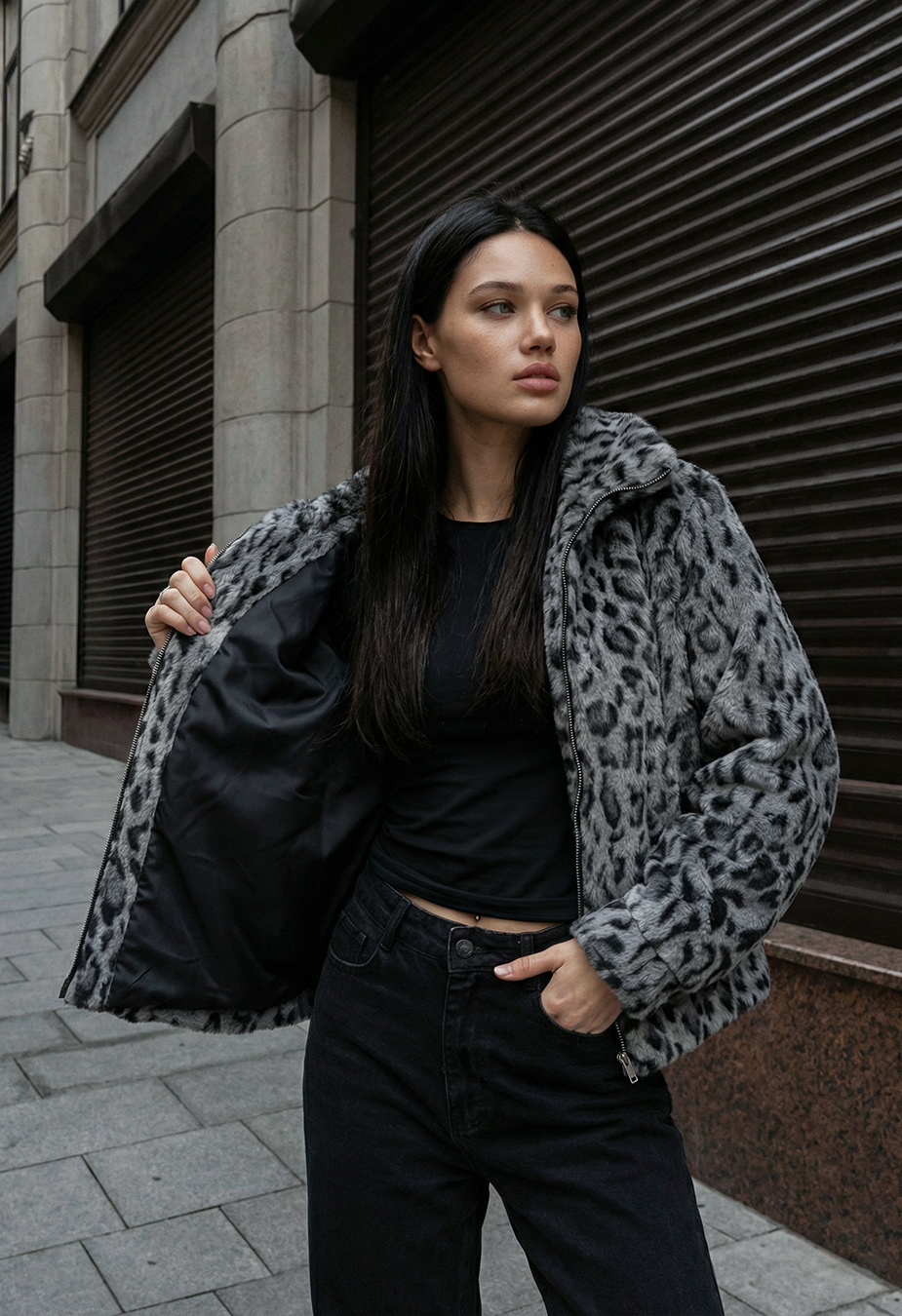 Kurtka Staff ra gray leo