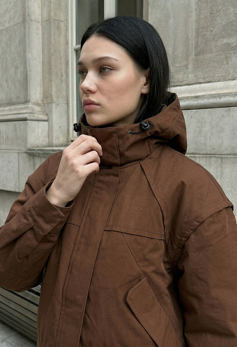 Kurtka Staff sli brown