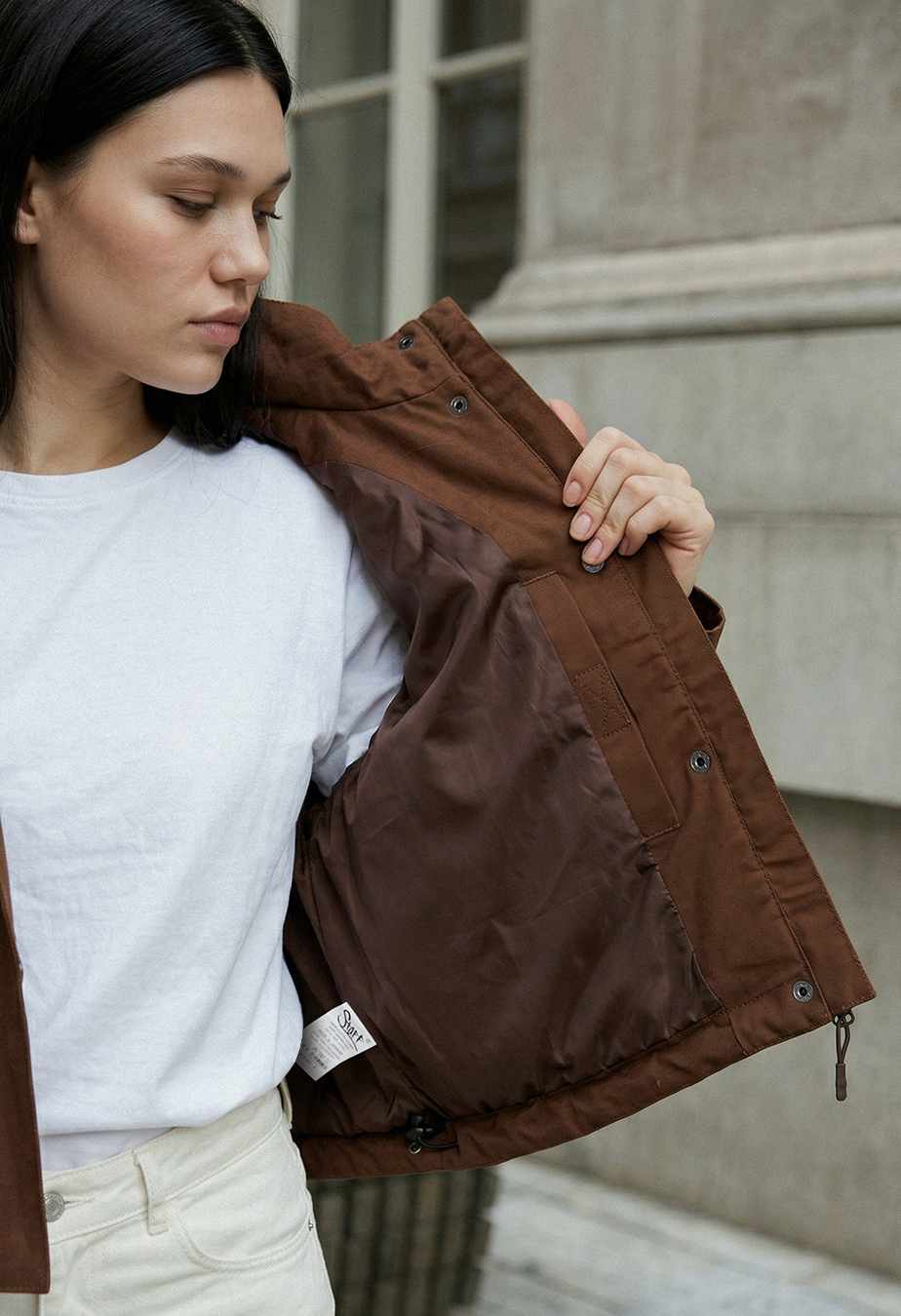 Kurtka Staff sli brown