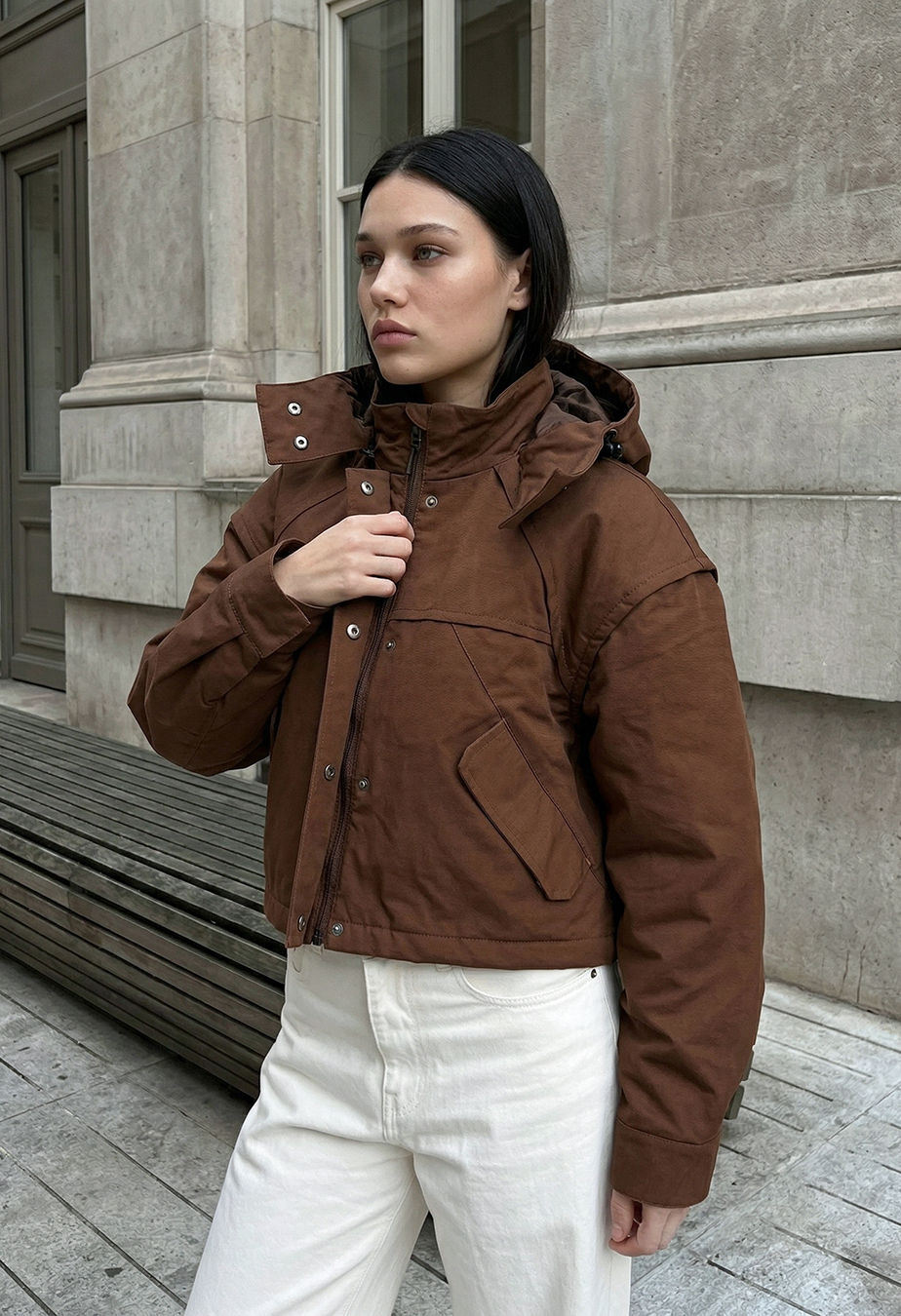 Kurtka Staff sli brown