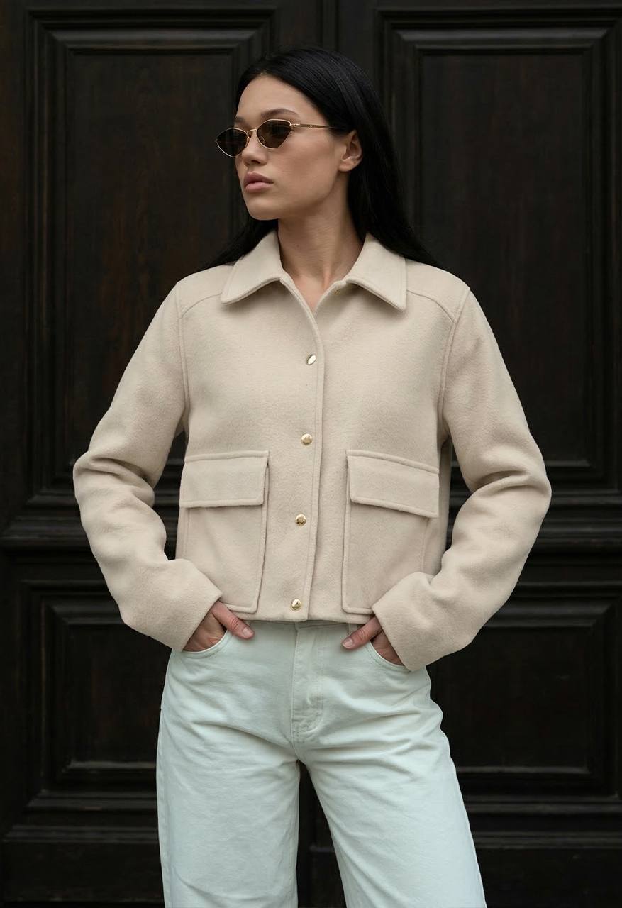 Kurtka Staff sa light beige