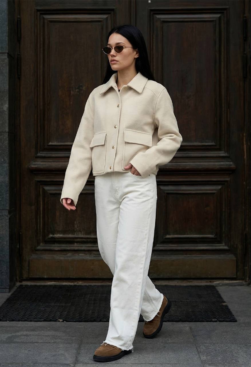 Kurtka Staff sa light beige