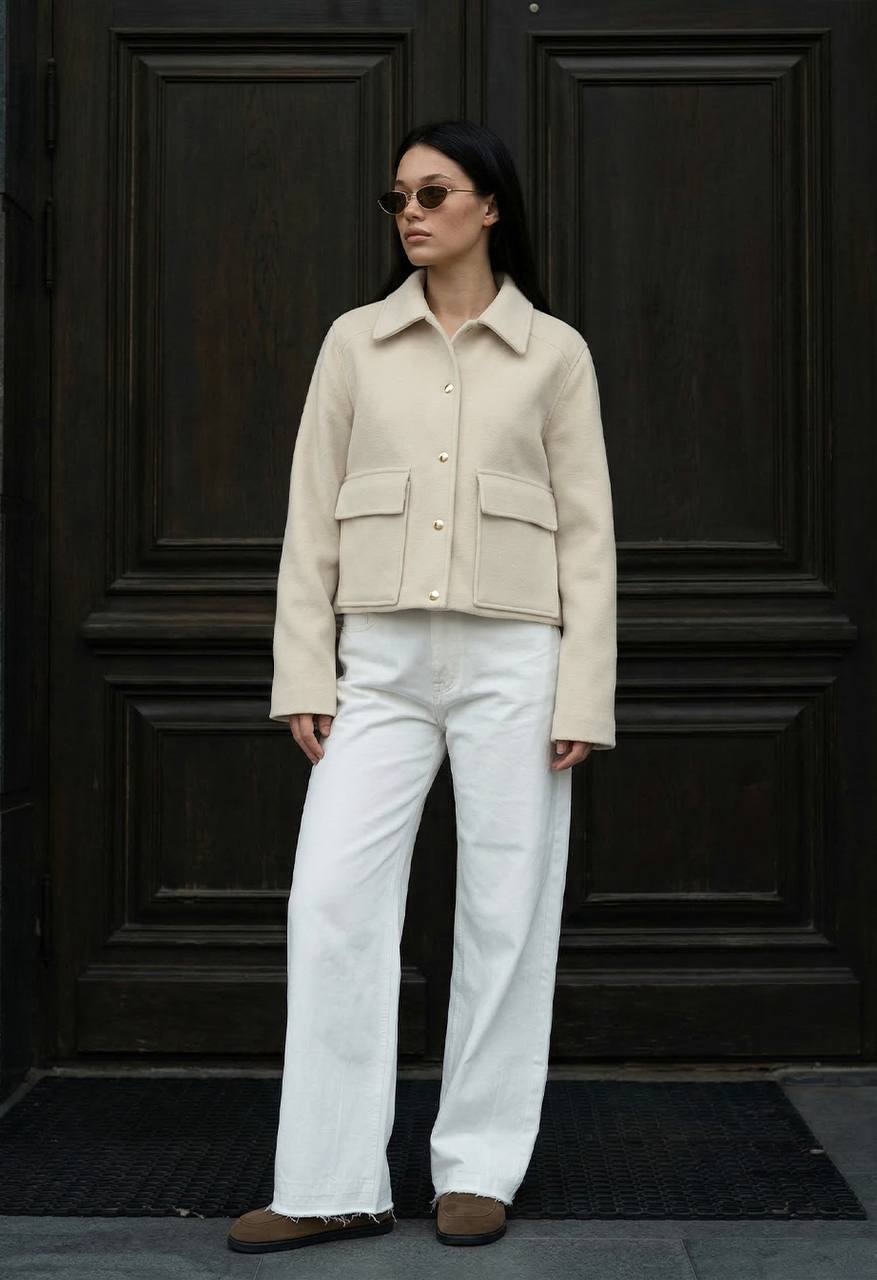 Kurtka Staff sa light beige