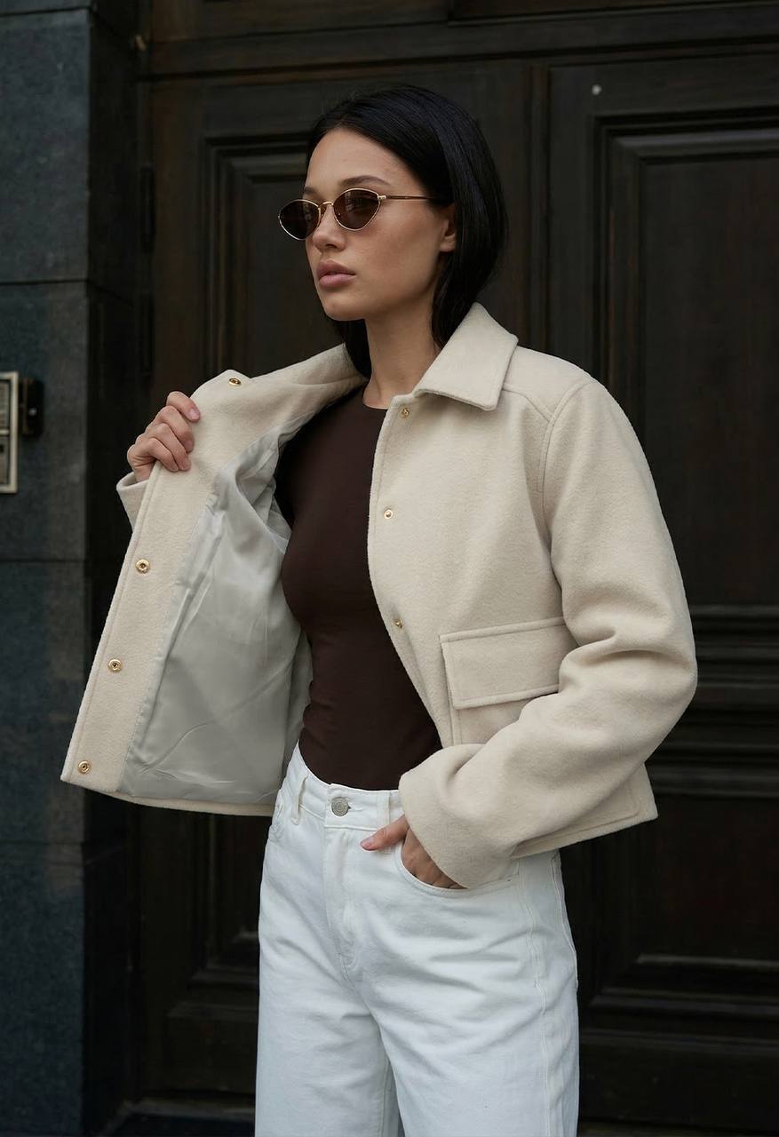 Kurtka Staff sa light beige