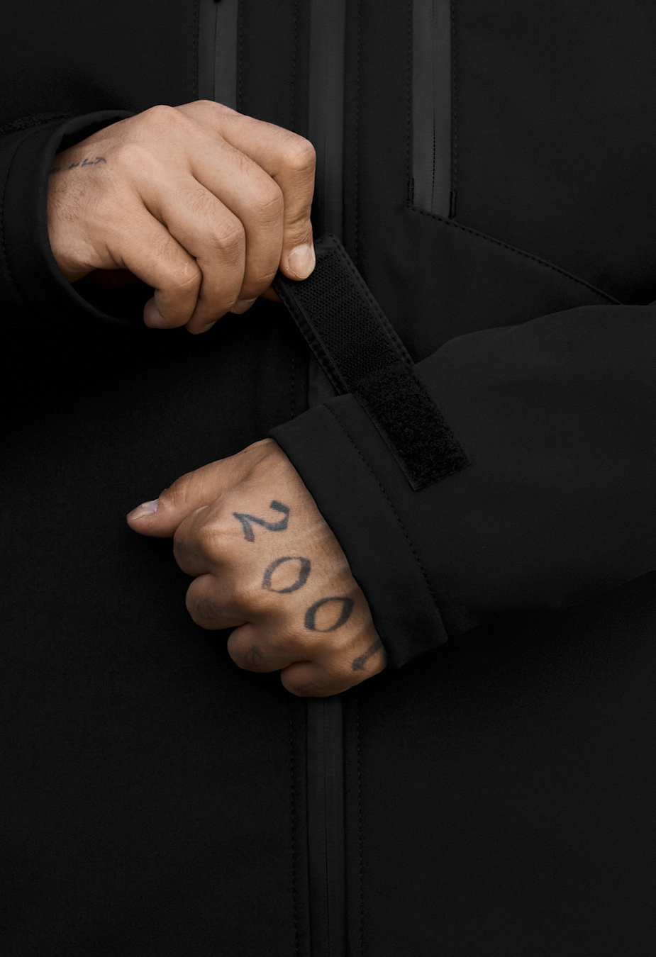 Kurtka soft shell Staff  nu black reflective